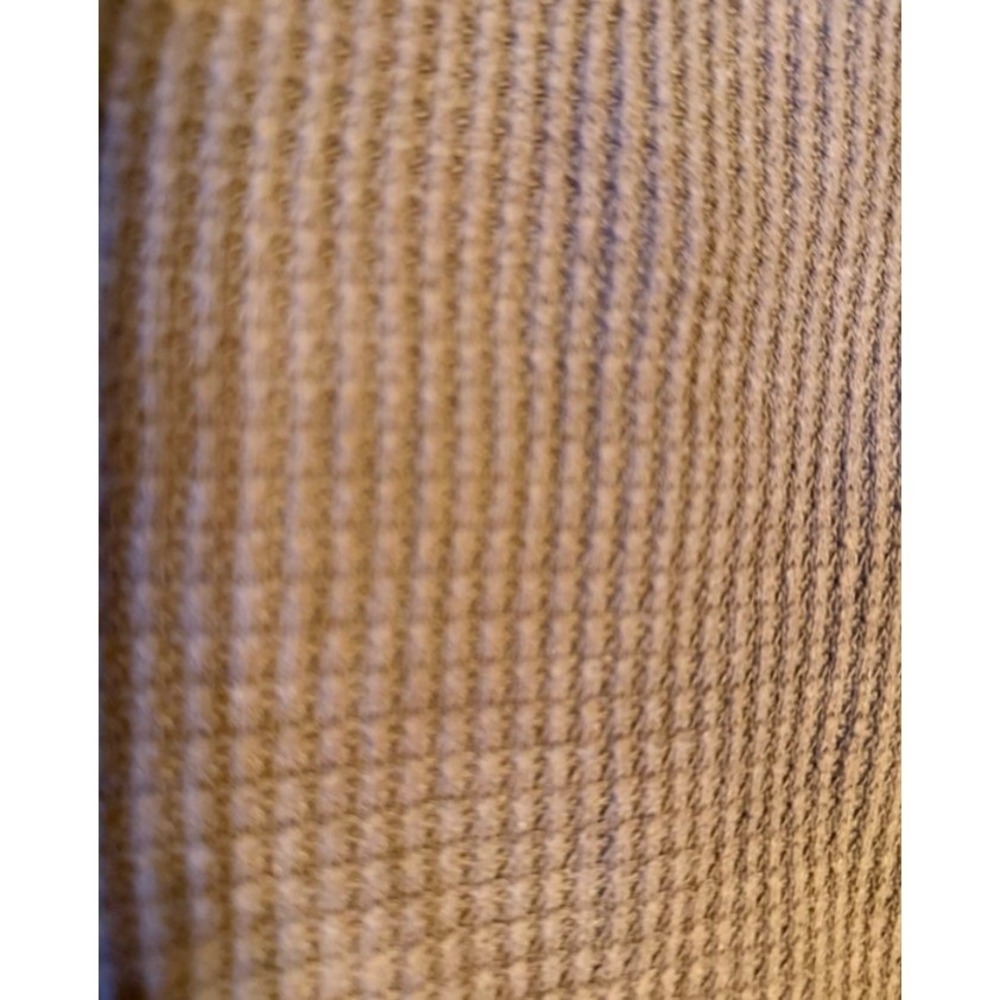 Madewell Brown Waffle Knit Crew Neck Sweater M Cottagecore Cozy Fall Essential - Picture 4 of 5